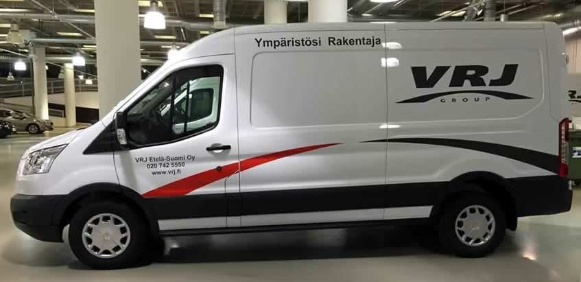 palvelut pakettiauton teippaus